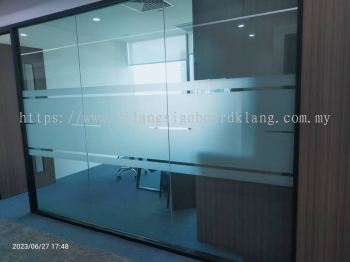 #glass door with frosted sticker #sinotrans uni asia (3)