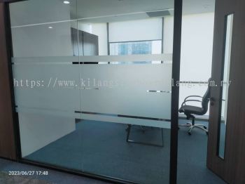 OFFICE GLASS FROSTED STICKER PRINTING SERVICE AT NILAI | BANGI | KAJANG | SERDANG | TAMING JAYA | AMPANG