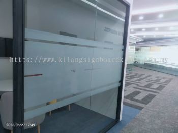 OFFICE GLASS DOOR FROSTED STICKER AT KEPONG | RAWANG | SELANGOR