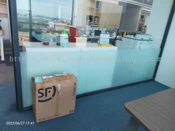 OFFICE GLASS DOOR FROSTED STICKER AT KEPONG | RAWANG | SELANGOR