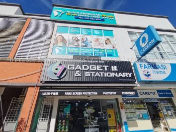 ALUMINIUM CEILING TRIM CASING 3D BOX UP SIGNBOARD AT KEPONG | TAMAN OUG | KAJANG