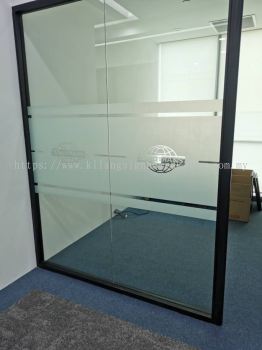 GLASS DOOR FROSTED STICKER PRINTING AT KLANG | SHAH ALAM | SELANGOR | KEPONG