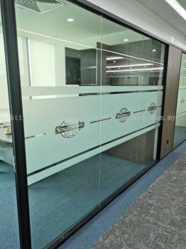 GLASS DOOR FROSTED STICKER PRINTING AT KLANG | SHAH ALAM | SELANGOR | KEPONG