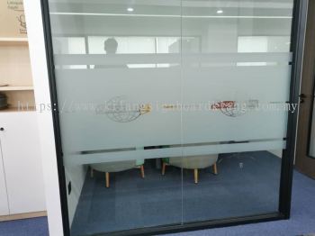 GLASS DOOR FROSTED STICKER PRINTING AT KLANG | SHAH ALAM | SELANGOR | KEPONG