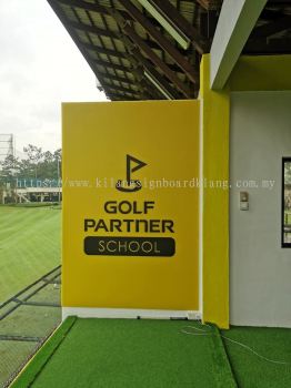 GOLF CLUB OUTDOOR WALLPAPER PRINTING SERVICES AT KLANG, TAMAN BAYU PERDANA, TELOK GONG