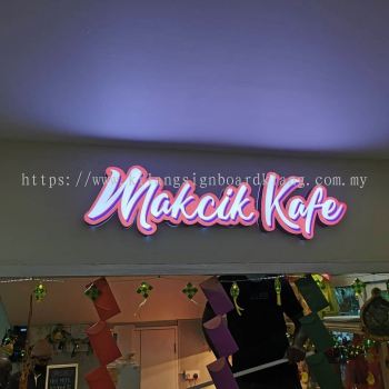 Kafe 3D Frontlit Signage INSTALLED AT BUKIT CHERAKAH | IJOK | JERAM | BESTARI JAYA | SERENDAH