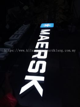 Maersk 3D LED Frontlit Signage