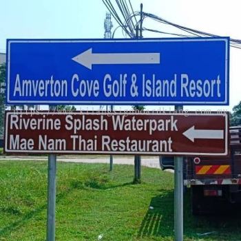 Resort Directory Road Sign