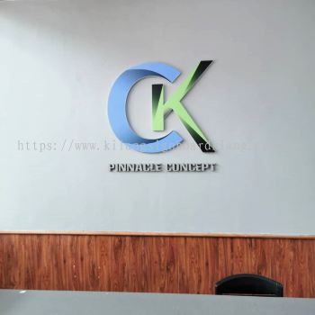 OFFICE 3D ALUMINIUM WALL DECOR SIGNAGE SUPPLIER AT SHAH ALAM | SRI MUDA | BUKIT KEMUNING | USJ