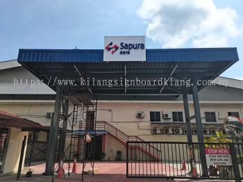 METAL FRAME SIGNAGE WITH 3D BOX UP LOGO & LETTERING MAKER AT MALAYSIA | SUBANG JAYA | USJ | KELANA JAYA