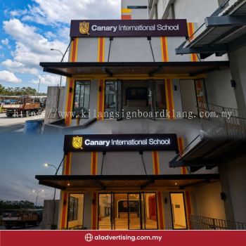 3D LED School Signage Malaysia | Front-Lit Logo & Lettering
