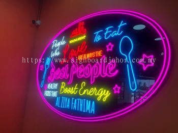 INDOOR LED NEON SIGNAGE AT JOHOR