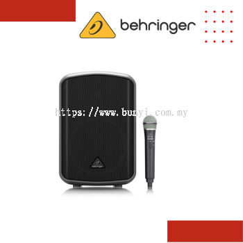 Behringer MPA200BT 200W PA Speaker with Handheld Wireless Microphone