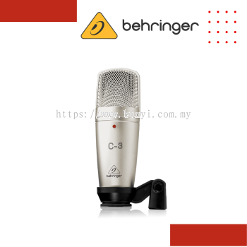 Behringer C-3 Dual-Diaphragm Condenser Microphone (c3)