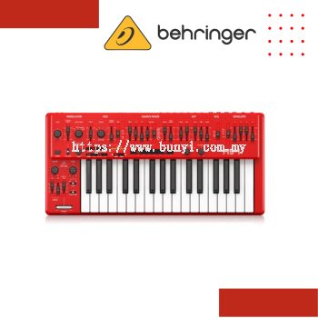 Behringer MS-1-RD Analog Synthesizer with Handgrip - Red