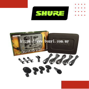 Shure PGADRUMKIT5 5-piece Drum Microphone Kit