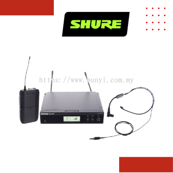 Shure BLX14R/SM35 Headworn Wireless System, BLX4R Wireless Receiver, BLX1 Bodypack Transmitter & SM35 Headset Microphone