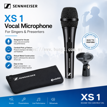 Sennheiser XS 1 Vocal Dynamic Microphone for Singers, Presenters & Live Performance
