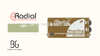 Radial Engineering StageBug SB-4 Compact Active Piezo DI Box for Acoustic Guitar & Violin