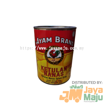 [AYAM BRAND] KETULAN NANAS DALAM SIRAP/PINEAPPLE CUBES IN SYRUP