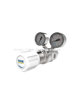 SPEC MASTER HPT620 SERIES 6.0 Purity Two Stage Nickel Plated Brass Barstock Piston Cylinder Regulator