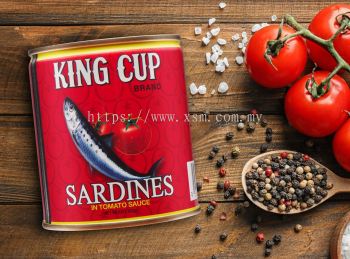 King Cup Sardine 280gm x 48