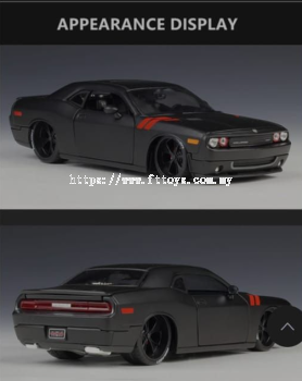 Maisto 1:24 1970 Dodge Challenger R/T Convertible modified alloy car model collection gift toy