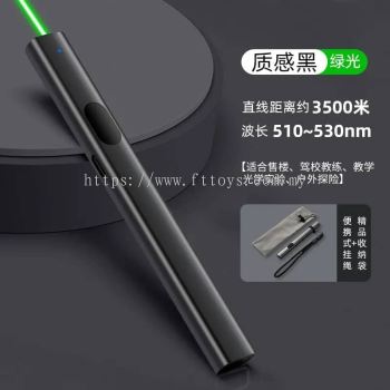 L1003 High Power Laserpointerpen Green Laser Light Teaching USB Charging Infrared Pointer