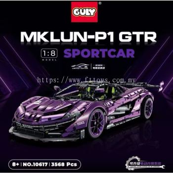 BUILDING BLOCK GULY TECHNIC : MKLUN-P1 GTR SPORTCAR SCALE 1:8 (10617)