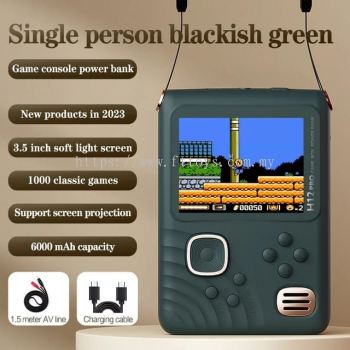 H12 Handheld Game Console With 3.5-inch Screen And 6000mA Power Supply Built-in 1000 Classic Games Supporting TV Projection