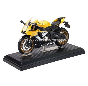 CCA 1:12 Yamaha YZF-R1 Alloy Motocross Licensed Motorcycle Model Toy Car Collection Gift Static Die Casting Production