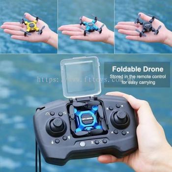 [4k High Image Quality 360掳 Somersault] Mini Foldable Drone for Aerial Photography LingKe Tech K04