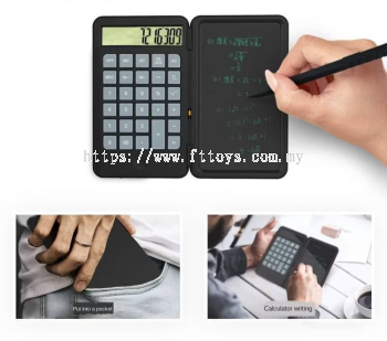 Rechargeable Tablet Calculator Small Portable Small Notepad Mute Office Student MINI Financial Accounting Calculator12Bit