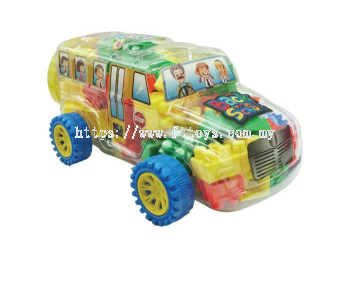 School Bus Block Set For Kids