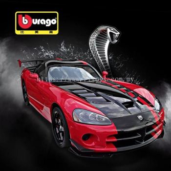 Bburago 1:24 Dodge Viper Srt10 Srt 10 Acr Speedway Simulation Alloy Car Model Crafts Decoration Collection Toy Tools Gift