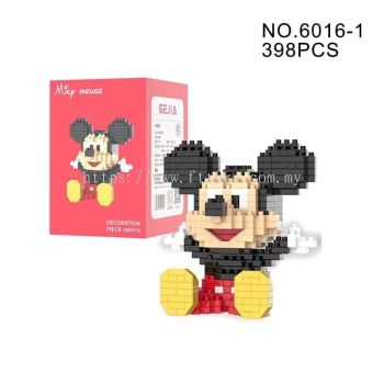 Nano Blocks Disney Mickey & Minnie Daisy Goofy Cartoon Cute Buliding Blocks Adult Kids DIY Toys Gifts