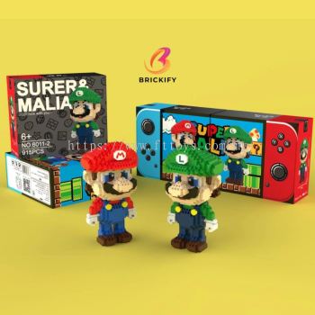 15cm Mario Brothers Building Block Gift Decoration Building Block Brick Nano Block