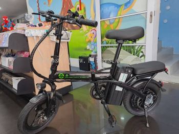 Portable Folding Electric Bike, Lithium Battery, Super Light, 14 Inch, 48V