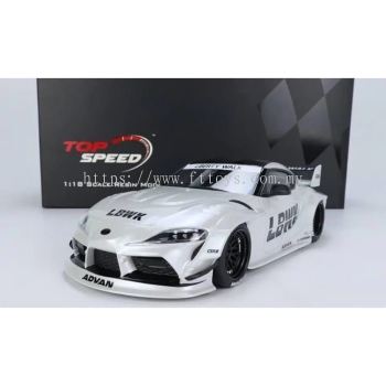 Top Speed Model 1:18 LBWK LB Works GR Supra Pearl White