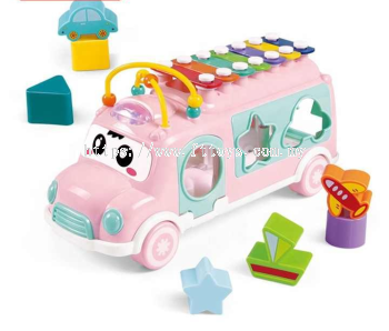 School Bus Educational Toys Piano Baby Music Baby Xylophone Toy Musical Instruments