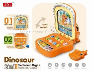 8870-1B Dinosaur Electronic Keyboard + Pachinko Machine 2-in-1