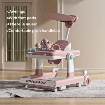 Beige Baby walker with music Advanced Adjustable Heights walker baby BrainGame As Dining Table Baby Gear Baby Walkers