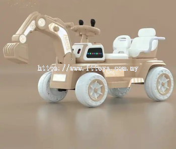 Riding Car Toy 2 Seater  4 Wheel Kids Ride On Electric Excavator