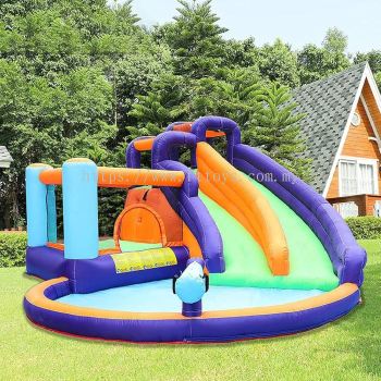 Bouncy Castles Sports Toys Play With Water Children's Inflatable Castle Outdoor Small Inflatable Castle Large Home Indoor Trampoline, 435X400X230cm, (RENT)