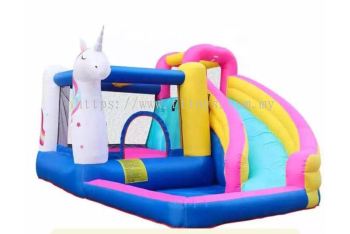 Kids Bounce House for Backyard , outdoor Inflatable Castles Water Park with Slide Bouncer Bounce Houses for Girls Kids , Backyard Toys / quick ship (RENT)