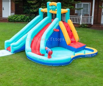 Bouncy Castle Inflatable Castle Swimming Pool Children's Trampoline Home Slide Indoor and Outdoor Jumping Doctor Dolphin (RENT)