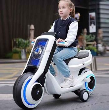 SMT Light Motorcycle  Electric Ride On Car 12V Battery for kids/ Two Seater