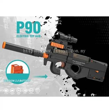 Agua Hugua Electric Battery Gel Gun for Adults Fully Automatic Gel Ball Blasting Ammunition Toy Gun P90