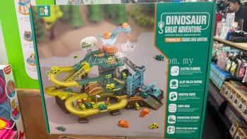Dinosaur Great Adventure Track Set   Electric Engineering Track Toy for Kids