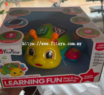  Learning Fun Sing & Go Ladybug   Interactive Educational Musical Toy for Kids